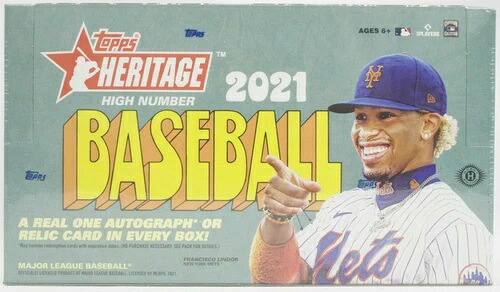 2021 Topps Heritage High # Number Hobby Baseball ファクトリーシールボックス ~ 24パック｜トレーディングカード　ラフテル