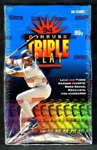 1994年 ドンラス トリプルプレイ ベースボール カードボックス 工場未開封 - #A0L_#6L｜トレーディングカード　ラフテル
