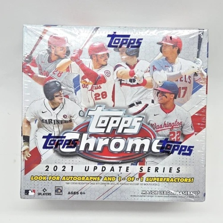 2021 Topps Chrome Baseball Update Series メガボックス 40枚入り メジャーリーグ シールド｜トレーディングカード　ラフテル