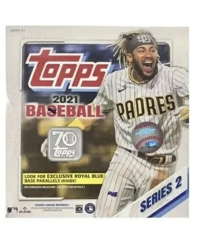 2021 Topps シリーズ2 MLB メガボックス 野球 ウォルマート ブルーパラレル 未開封 新品｜トレーディングカード　ラフテル