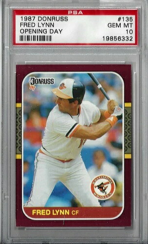 1987年 ドンラス オープニング デイ #135 フレッド リン オリオールズ PSA 10 ジェム ミント 19856332｜トレーディングカード　ラフテル