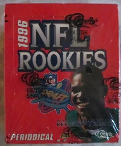 1996 NFL ルーキーズ ファクトリーシールワックスボックス 30 パック 16 個入り｜トレーディングカード　ラフテル
