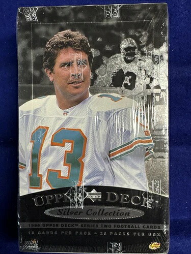 1996年 Upper Deck NFL シルバーコレクション シリーズ2 フットボールカード 工場未開封ボックス｜トレーディングカード　ラフテル