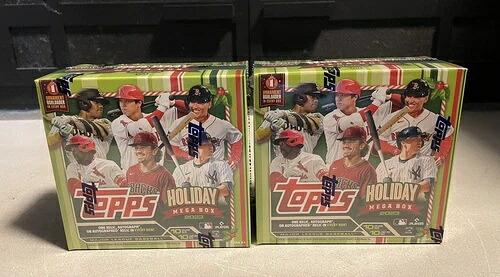 (2) 2023 Topps ホリデー MLB ベースボール トレーディングカード メガボックス 未開封 2ボックス｜トレーディングカード　ラフテル