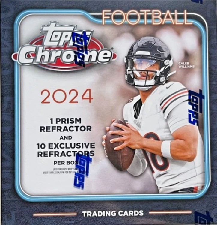 2024 TOPPS NFL クローム メガボックス *工場未開封*｜トレーディングカード　ラフテル