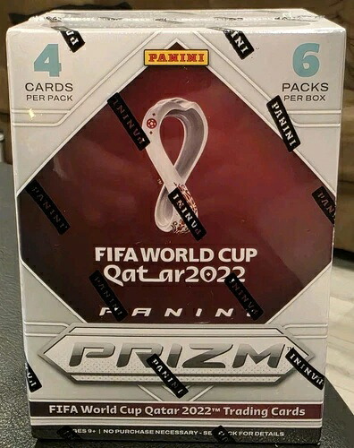 2022 パニーニ プリズム FIFA ワールドカップ サッカー 限定 工場未開封 ブラスターボックス｜トレーディングカード　ラフテル