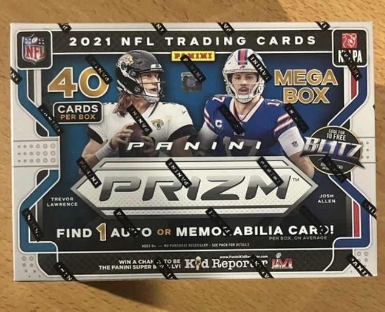 2021 Panini Prizm Football Mega Box シール付き Target Pink Prizm - 1 Auto or Mem|トレーディングカード ラフテル