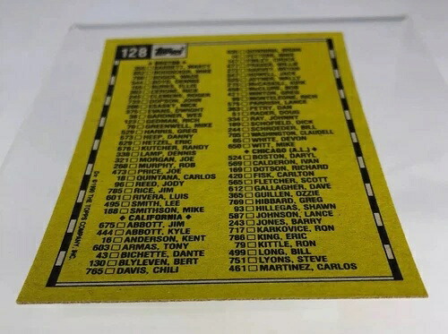 1990 Topps チェックリスト エラー 「続き…」のテキストが欠落しています *未開封新品*|トレーディングカード ラフテル