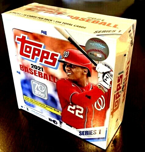 2021 Topps Baseball Series 1 未開封ジャンボメガボックス限定 ロイヤルブルー INVEST|トレーディングカード ラフテル