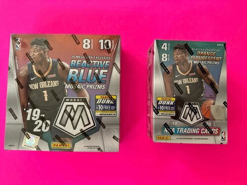 2019-20 パニーニ NBA バスケットボール モザイク メガボックス 工場未開封 & 2019 ブラスターボックス|トレーディングカード ラフテル