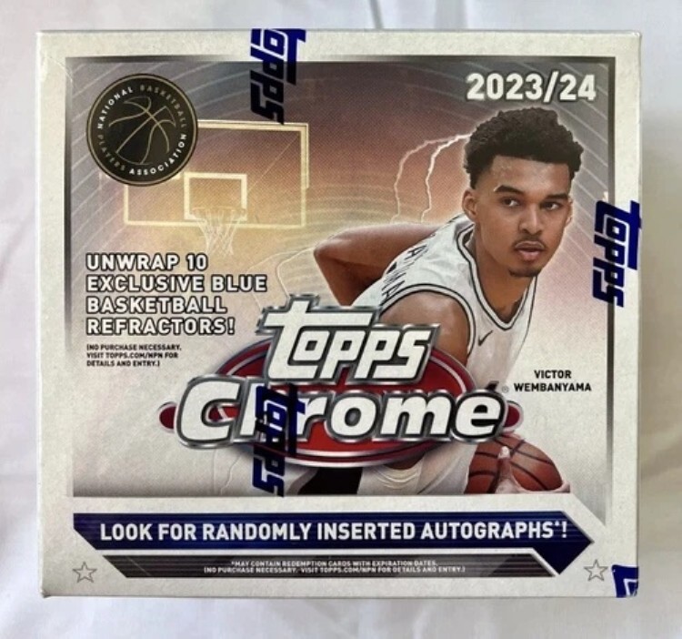 2023-24 Topps Chrome NBA バスケットボール メガモンスターボックス 未開封 手持ち｜トレーディングカード　ラフテル
