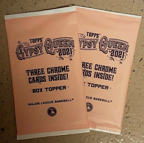 2021 Topps Gypsy Queen Chrome ファクトリーシール (2) ボックストッパー ホビーパック|トレーディングカード ラフテル