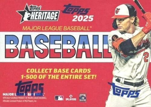 2025 Topps Heritage Baseball 限定 巨大 工場未開封 ブラスターボックス 64 C|トレーディングカード ラフテル