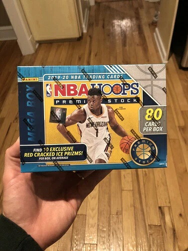 2019-2020 パニーニ NBA フープス プレミアムストック シール付きメガボックス。レッド クラックドアイス プリズム｜トレーディングカード　ラフテル
