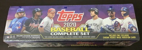 2020 Topps ベースボール コンプリートセット 未開封 ファクトリーパープルボックス クロームルーキーカード付き｜トレーディングカード　ラフテル