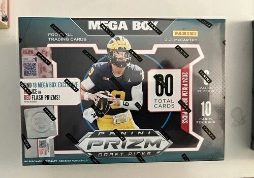 2024 Panini Prizm ドラフトピック メガボックス 工場未開封 - レッドアイス & フラッシュインサート!｜トレーディングカード　ラフテル 48,840円