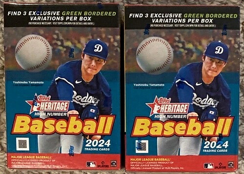 2024 Topps Heritage High Number Blaster Box 2枚セット 未開封|トレーディングカード ラフテル