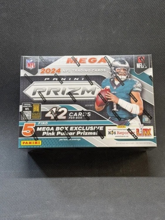 2024年 パニーニ プリズム NFL フットボールカード メガボックス ピンク パルサー - 新品/工場未開封|トレーディングカード ラフテル