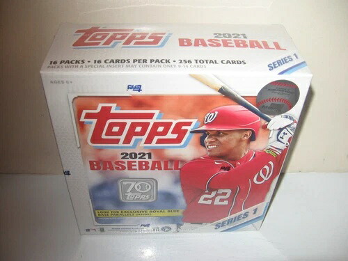 2021 Topps シリーズ1 ベースボール メガボックス：新品・工場未開封 - ロイヤルブルー｜トレーディングカード　ラフテル