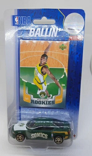 ケビン・デュラント ルーキー ダッジ チャージャー ダイキャスト 未開封 2007 アッパーデッキ #DC6 NETS｜トレーディングカード　ラフテル