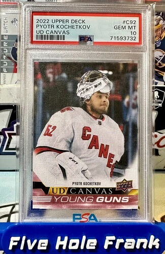 2022-23 アッパーデッキ キャンバス #C92 ピョートル・コチェトコフ ヤングガンズ PSA 10 GEM MT|トレーディングカード ラフテル