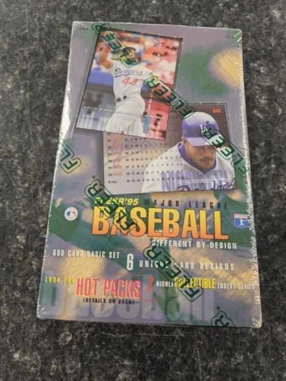 工場未開封、1995 FLEER MLB ベースボール シリーズ ワン ホビー ボックス、36 個入りホットパック!｜トレーディングカード　ラフテル
