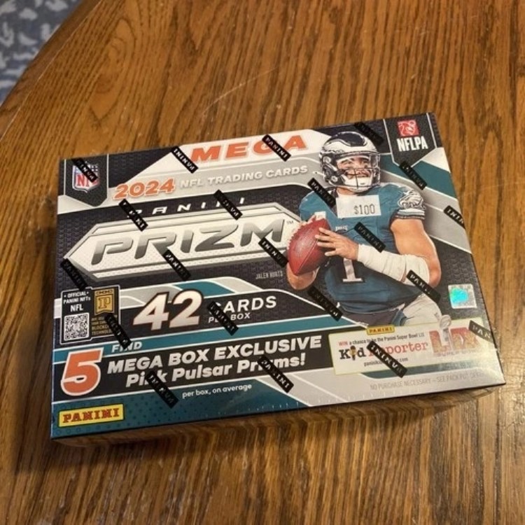 2024 パニーニ プリズム NFL フットボール メガボックス 工場未開封 / ピンク パルサー プリズム｜トレーディングカード　ラフテル