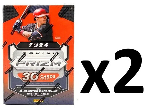 2024 Panini Prizm Baseball Hobby Blaster 2 ボックス ロット 工場未開封!!｜トレーディングカード　ラフテル 47,520円