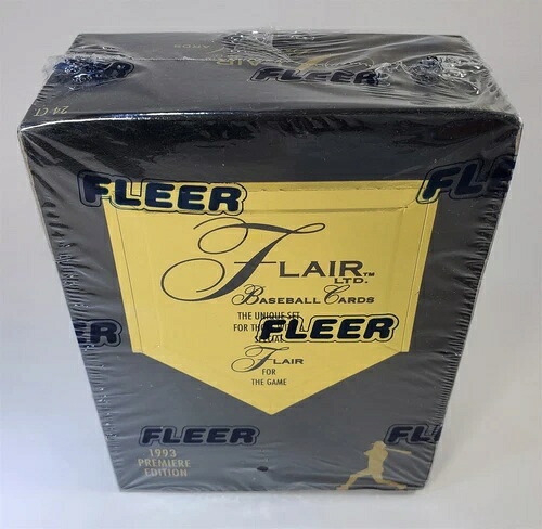 1993年 Fleer Flair 野球ボール 未開封ボックス｜トレーディングカード　ラフテル