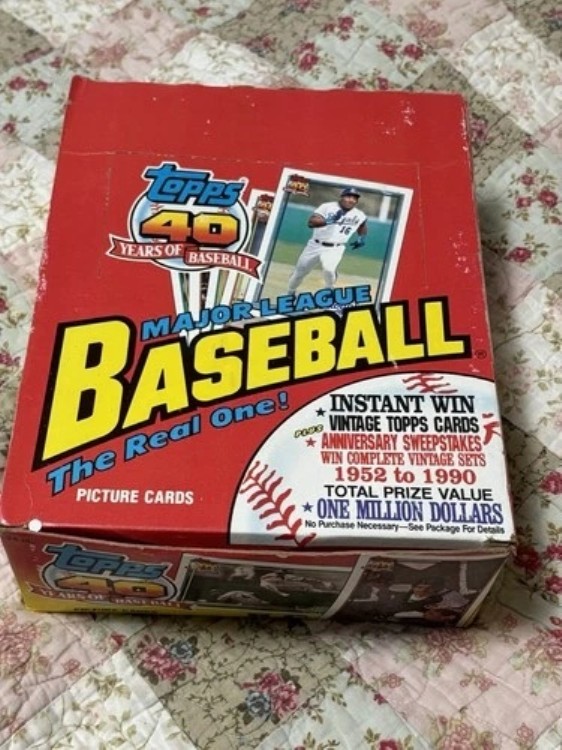 1991 Topps ベースボール未開封ボックス 36パック｜トレーディングカード　ラフテル 47,520円