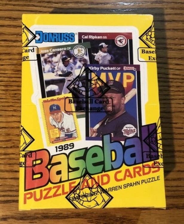 1989年 Donruss 野球用ワックスボックス BBCE認証 FASC 未開封ケース入り グリフィー｜トレーディングカード　ラフテル