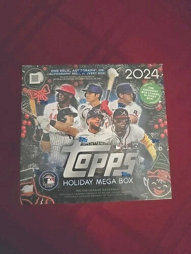 2024 Topps ホリデー メガボックス ベースボール 新品未開封|トレーディングカード ラフテル