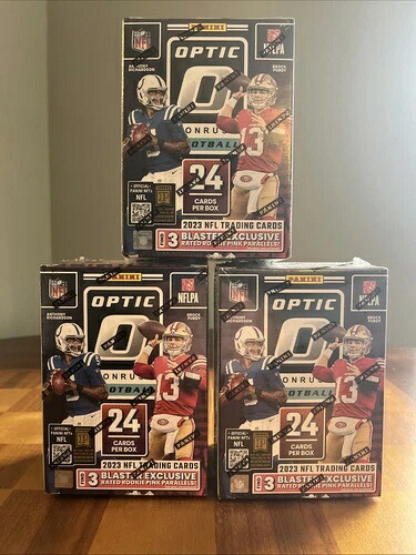 2023 Panini Donruss Optic NFL Football Blaster Box Target Pink 新品未開封｜トレーディングカード　ラフテル