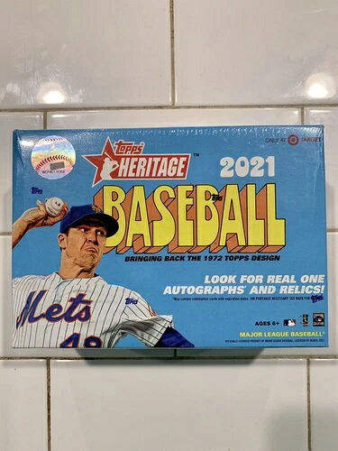 2021 Topps Heritage MEGA BOX 17 パック +1 ボーナス パック ターゲット限定 送料無料!｜トレーディングカード　ラフテル