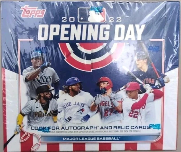 Topps 開幕戦 2022 ベースボール リテール ブラスターボックス 36パック/カード7枚: インサート36枚|トレーディングカード ラフテル