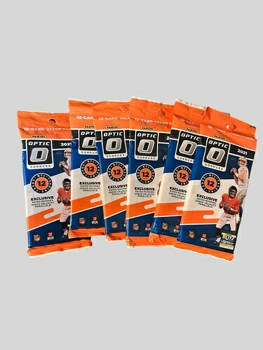 2021年 Panini Donruss Optic NFL Football Cello Fat バリューパック 6個入り 工場未開封｜トレーディングカード　ラフテル
