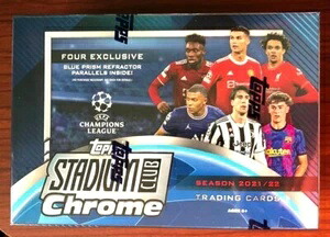 2021-22 トップス スタジアム クラブ クローム UEFA チャンピオンズリーグ メガボックス 工場未開封｜トレーディングカード　ラフテル