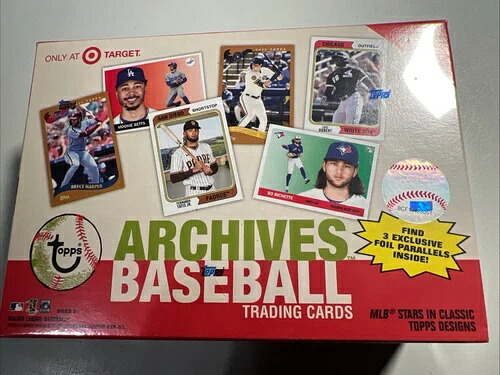 2020 Topps アーカイブ ベースボール メガボックス ターゲット ファクトリーシール 16パック 131枚｜トレーディングカード　ラフテル