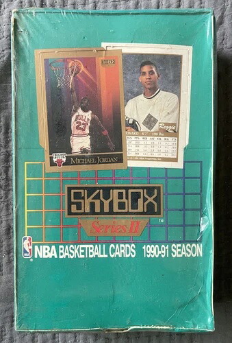 1990-91 スカイボックス NBA バスケットボール カード シリーズ 2 - 未開封ボックス｜トレーディングカード　ラフテル