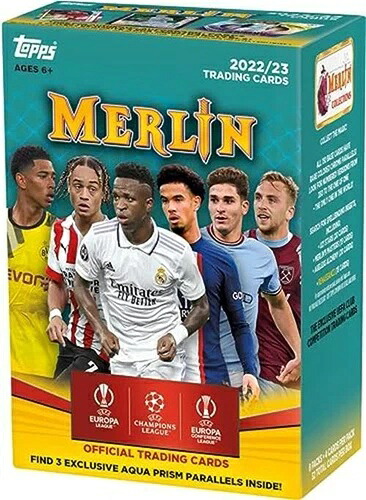 2022-23 Topps Merlin UEFA サッカー ファクトリーシール ブラスターボックス｜トレーディングカード　ラフテル