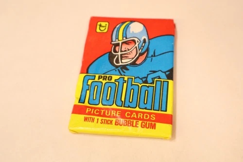 1978年 Topps フットボール 未開封 ワックスパック 密封パック ラッパー カード ガム #3｜トレーディングカード　ラフテル