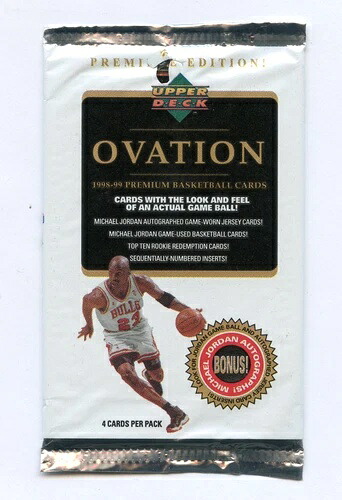 1998-99 アッパーデッキ オベーション 4枚入り シールドパック NBA バスケットボール - JP856｜トレーディングカード　ラフテル
