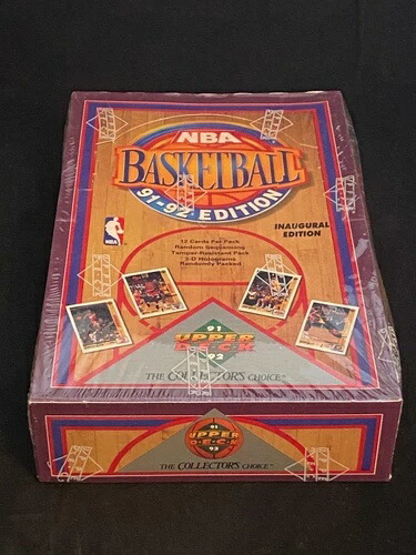 1991-92 Upper Deck NBA 就任版 36パック 工場封印ボックス オリジナルオーナー｜トレーディングカード　ラフテル