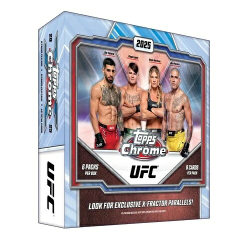 2025 Topps Chrome UFC メガボックス 工場未開封|トレーディングカード ラフテル