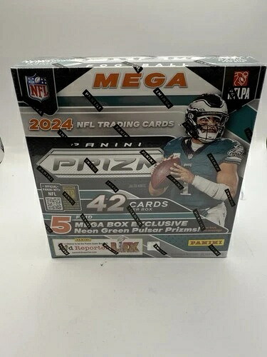 2024年 パニーニ プリズム フットボール NFL メガボックス -新品未開封- ネオングリーン パルサー｜トレーディングカード　ラフテル