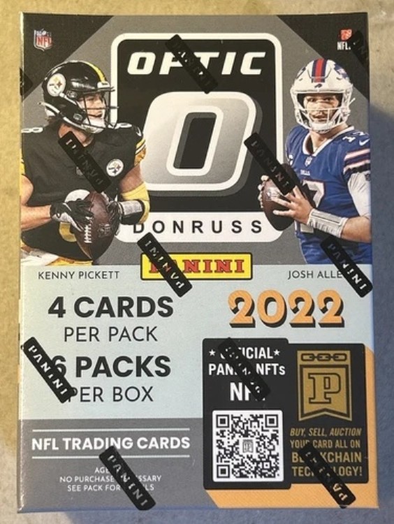 2022 NFL Donruss Optic Blaster (FANATICS 限定) - 密封されたフットボール Purdy RC｜トレーディングカード　ラフテル