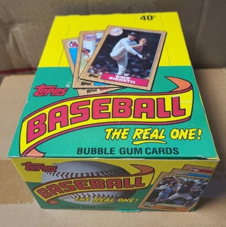 1987 Topps ベースボールトレーディングカード 40セント ボンズ フルボックス マグワイア ジャクソン ルーキーズ｜トレーディングカード　ラフテル