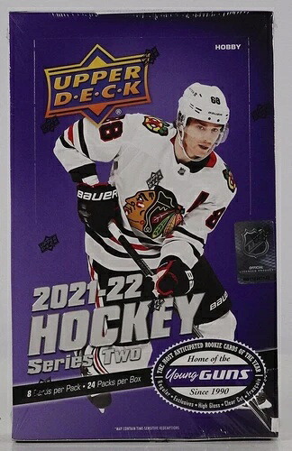 2021-22 アッパーデッキ シリーズ2 NHL ホッケー ホビーボックス 工場未開封｜トレーディングカード　ラフテル