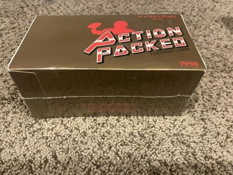 1990 アクションパック ルーキーアップデートフットボール 未開封 ボックス36パック エミットスミス M50|トレーディングカード ラフテル
