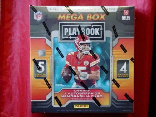2021 Panini Football - PLAYBOOK メガボックス (未開封) オート / メモリアル限定 RC+｜トレーディングカード　ラフテル
